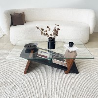 Măsuţă cafea Hanah Home Livello Black Chesnut imaginea #5 — magazin online Desire.md