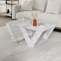 Măsuţă cafea Hanah Home Pipra Carrara Marble