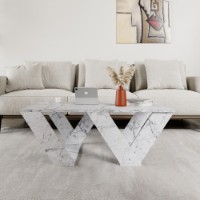 Măsuţă cafea Hanah Home Pipra Carrara Marble imaginea #3 — magazin online Desire.md