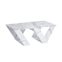 Măsuţă cafea Hanah Home Pipra Carrara Marble imaginea #4 — magazin online Desire.md