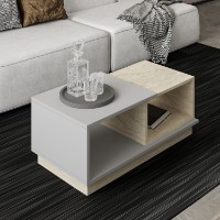 Măsuţă cafea Hanah Home Consept Travertine Grey imaginea #2 — magazin online Desire.md