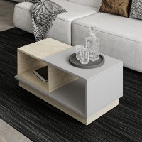 Măsuţă cafea Hanah Home Consept Travertine Grey imaginea #3 — magazin online Desire.md