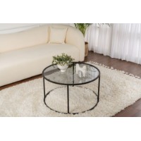 Măsuţă cafea Hanah Home Aurum 80 Black Grey