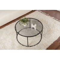 Журнальный столик Hanah Home Aurum 80 Black Grey фото №3 — интернет-магазин Desire.md