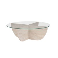 Журнальный столик Hanah Home Liya Travertine фото №7 — интернет-магазин Desire.md