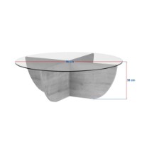 Журнальный столик Hanah Home Liya Travertine фото №8 — интернет-магазин Desire.md