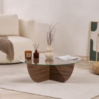 Măsuţă cafea Hanah Home Liya Venezia Walnut imaginea #2 — magazin online Desire.md