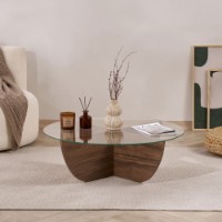 Măsuţă cafea Hanah Home Liya Venezia Walnut imaginea #3 — magazin online Desire.md