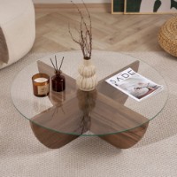 Măsuţă cafea Hanah Home Liya Venezia Walnut imaginea #4 — magazin online Desire.md