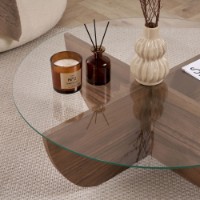 Măsuţă cafea Hanah Home Liya Venezia Walnut imaginea #5 — magazin online Desire.md