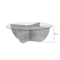 Măsuţă cafea Hanah Home Liya Venezia Walnut imaginea #8 — magazin online Desire.md