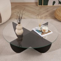 Măsuţă cafea Hanah Home Liya Wood Black imaginea #4 — magazin online Desire.md