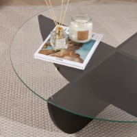 Măsuţă cafea Hanah Home Liya Wood Black imaginea #5 — magazin online Desire.md