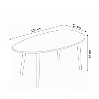 Măsuţă cafea Hanah Home Nora Oak imaginea #4 — magazin online Desire.md