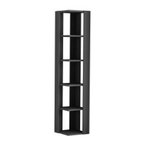 Стеллаж Hanah Home Nati Corner Anthracite фото №2 — интернет-магазин Desire.md