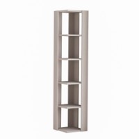 Etajeră Hanah Home Nati Corner Light Mocha imaginea #2 — magazin online Desire.md