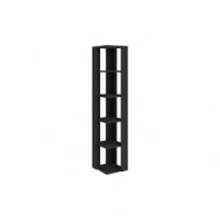 Стеллаж Hanah Home Nati Corner Black Wood фото №3 — интернет-магазин Desire.md