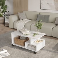 Măsuţă cafea Hanah Home MIN9-W