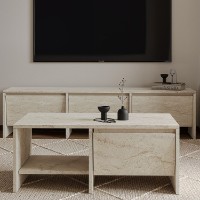 Măsuţă cafea Hanah Home Laris Travertine imaginea #2 — magazin online Desire.md