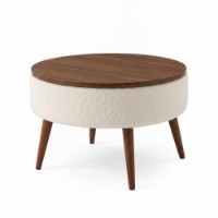 Măsuţă cafea Hanah Home Noya Round White imaginea #3 — magazin online Desire.md
