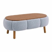 Măsuţă cafea Hanah Home Papatya Grey imaginea #3 — magazin online Desire.md