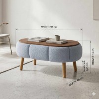 Măsuţă cafea Hanah Home Papatya Grey imaginea #4 — magazin online Desire.md