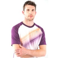 Tricou bărbătesc Head Performance T-Shirt Men M Lilac/X-Ray imaginea #5 — magazin online Desire.md