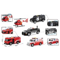 Set de mașini Wenyi Rescue (WY1109A-5) imaginea #7 — magazin online Desire.md