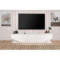 Comodă TV Hanah Home Inci White