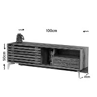 Comodă TV Hanah Home Lulu 100 Oak imaginea #5 — magazin online Desire.md