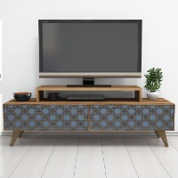 Comodă TV Hanah Home City Walnut Chalcedony imaginea #3 — magazin online Desire.md