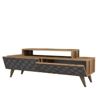 Comodă TV Hanah Home City Walnut Chalcedony imaginea #4 — magazin online Desire.md