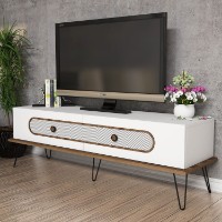 Comodă TV Hanah Home Ekol White