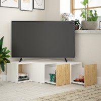 Comodă TV Hanah Home Compact White Oak imaginea #2 — magazin online Desire.md