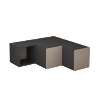 Comodă TV Hanah Home Compact Anthracite Light Mocha imaginea #3 — magazin online Desire.md