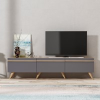 Comodă TV Hanah Home Amsterdam Anthracite