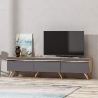 Comodă TV Hanah Home Amsterdam Anthracite imaginea #3 — magazin online Desire.md