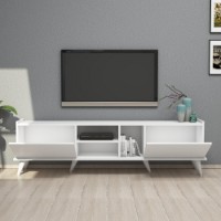 Comodă TV Hanah Home Elegante White imaginea #3 — magazin online Desire.md