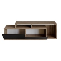 Comodă TV Hanah Home Nexera Walnut Black imaginea #4 — magazin online Desire.md