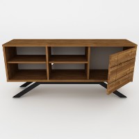 Comodă TV Hanah Home North Black Walnut imaginea #6 — magazin online Desire.md