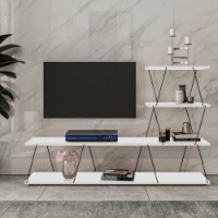 Comodă TV Hanah Home Ilgaz White