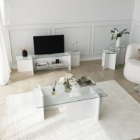 Comodă TV Hanah Home Escape TV White imaginea #4 — magazin online Desire.md