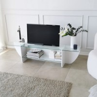 Comodă TV Hanah Home Lily TV White imaginea #2 — magazin online Desire.md