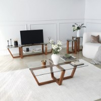 Comodă TV Hanah Home Amalfi Walnut imaginea #7 — magazin online Desire.md