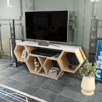 Comodă TV Hanah Home Bal White Sonomo imaginea #2 — magazin online Desire.md