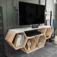 Comodă TV Hanah Home Bal White Sonomo imaginea #3 — magazin online Desire.md