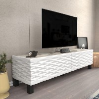 Comodă TV Hanah Home Lerze White Ephesus imaginea #2 — magazin online Desire.md