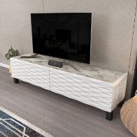 Comodă TV Hanah Home Lerze White Ephesus imaginea #3 — magazin online Desire.md