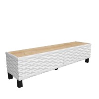 Comodă TV Hanah Home Lerze Sapphire White imaginea #5 — magazin online Desire.md