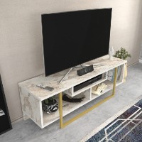 Comodă TV Hanah Home Asal 120 Ephesus Gold imaginea #4 — magazin online Desire.md